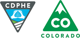 CDPHE and CO Colorado logos